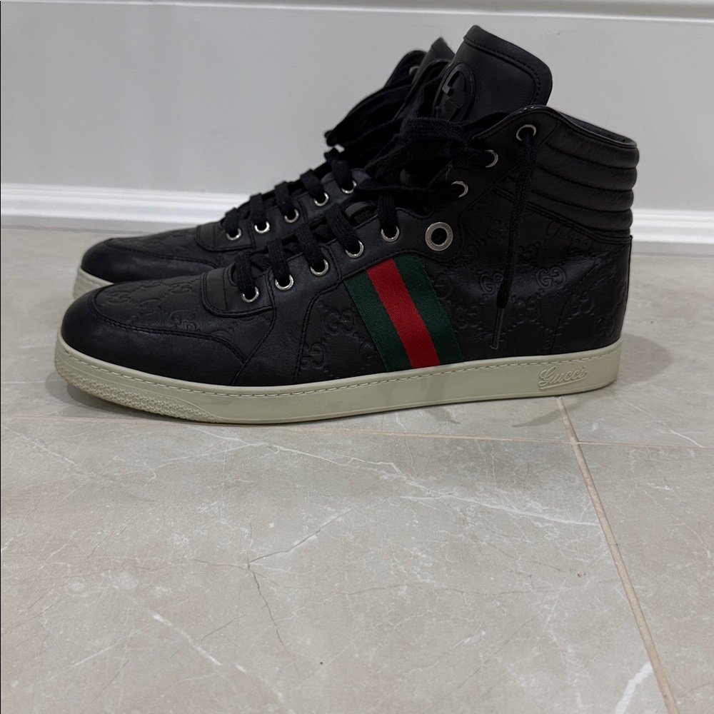 Gucci Guccissima High Top Sneakers